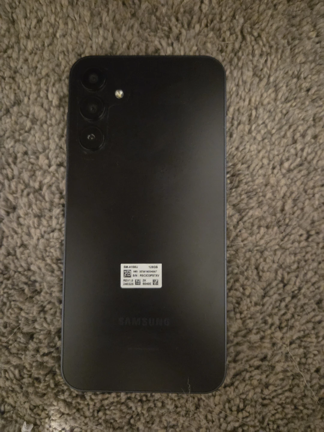 Dark-colored Samsung Galaxy A15 5G (model SM-A156U) - photo 2
