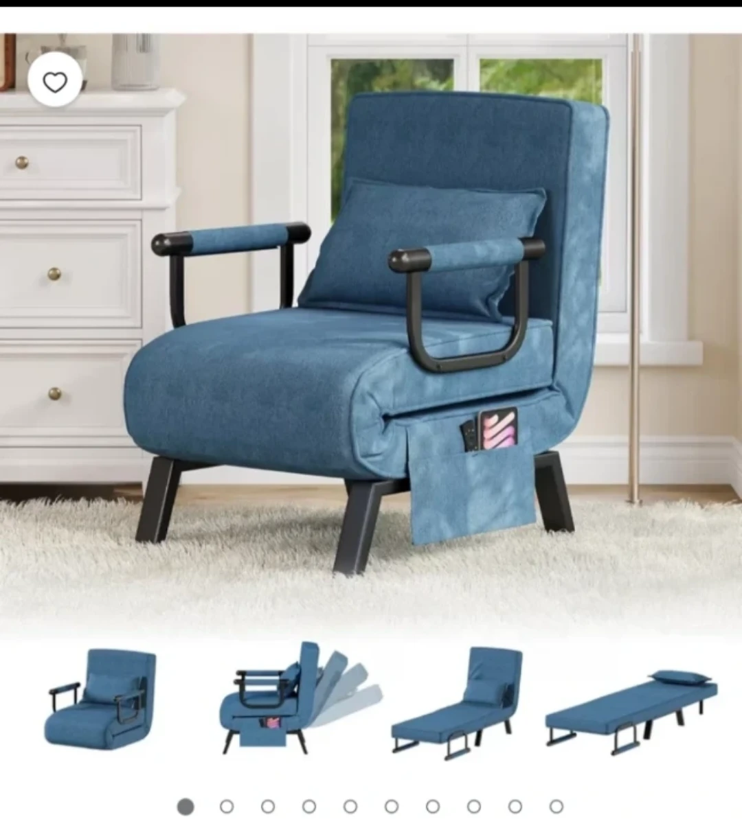 Convertible chair bed - photo 3