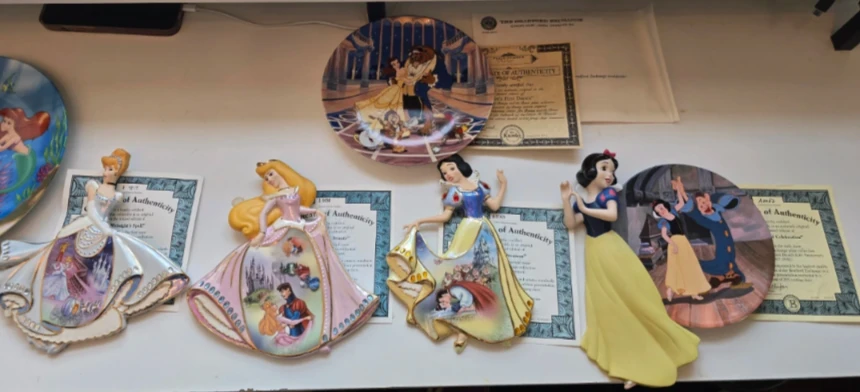 Bradford Exchange Disney Princess Porcelain Collectible plates