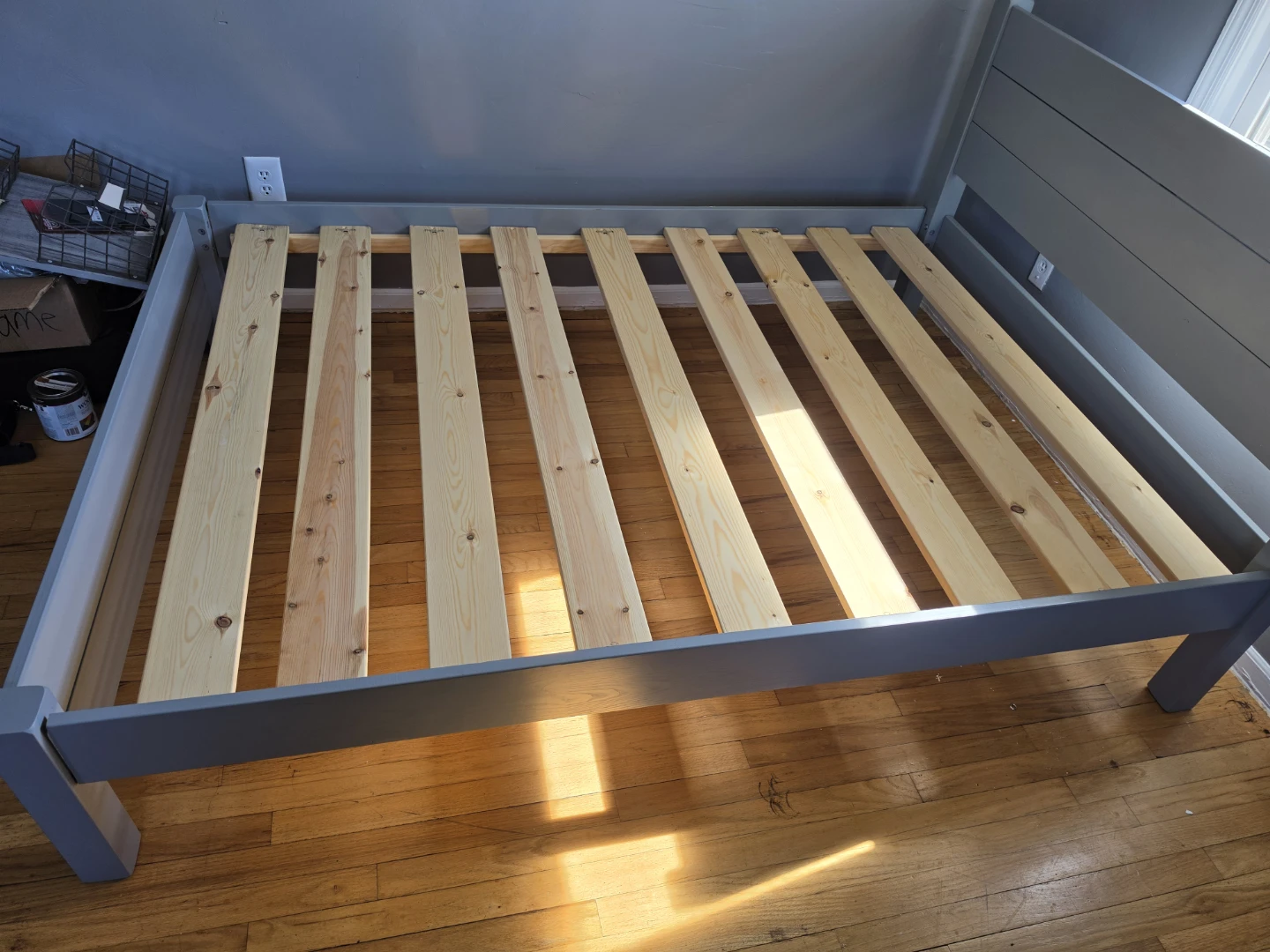 Get Laid Beds Full Sized Wooden Bed Frame (Grey) - photo 3