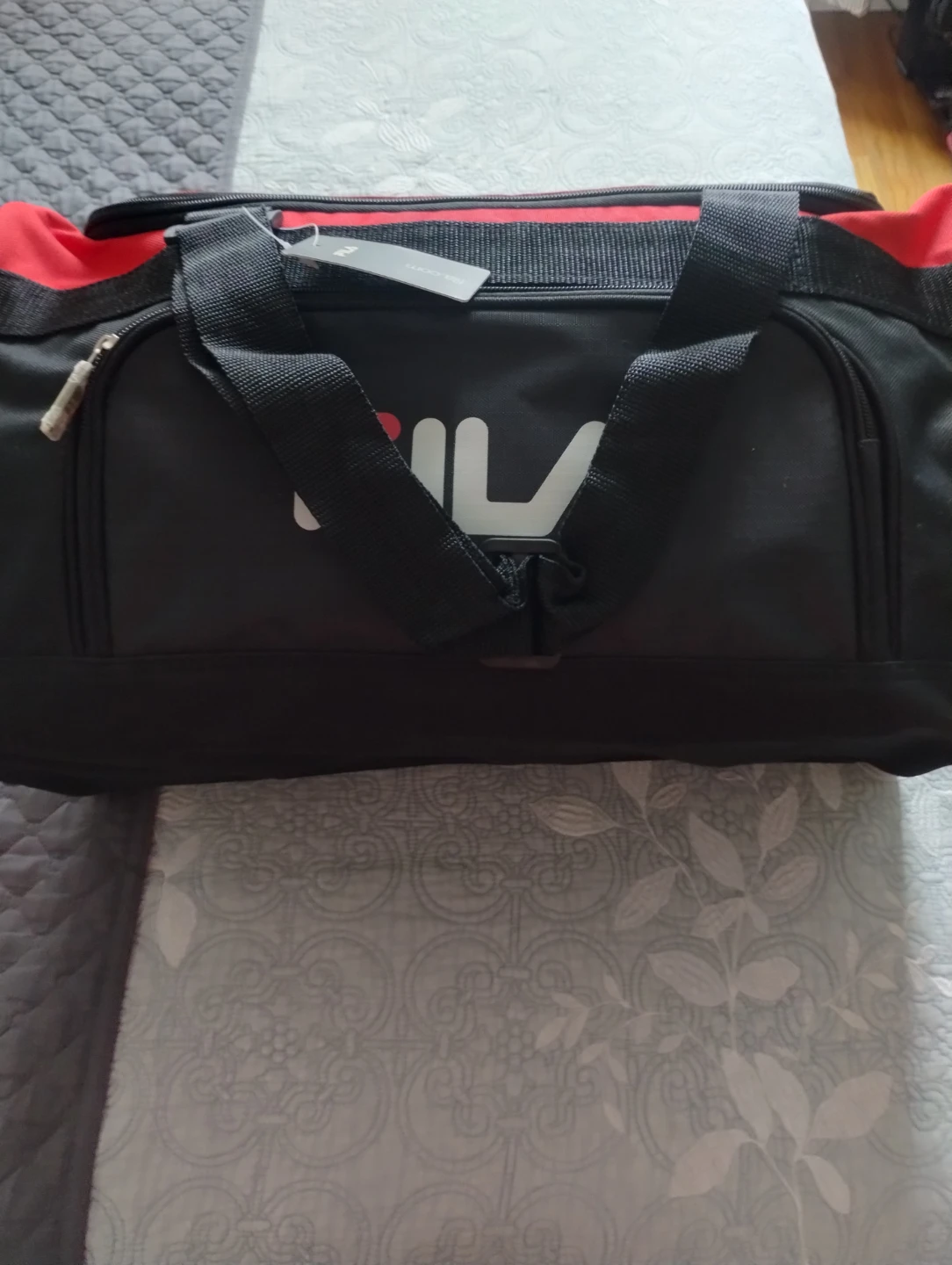 New Fila Duffle Bag Red and Black - photo 4