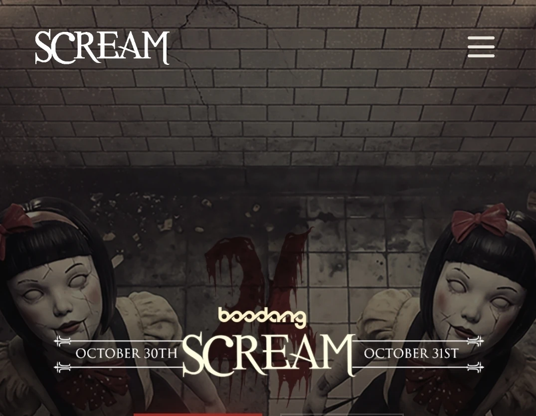 2 Boodang Scream Halloween Event Tickets