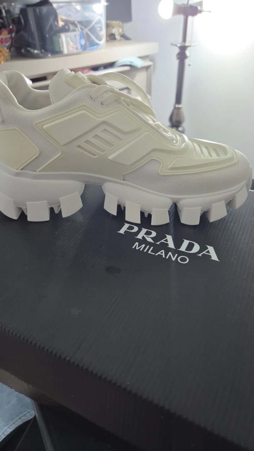 Prada Monolith Sneakers White