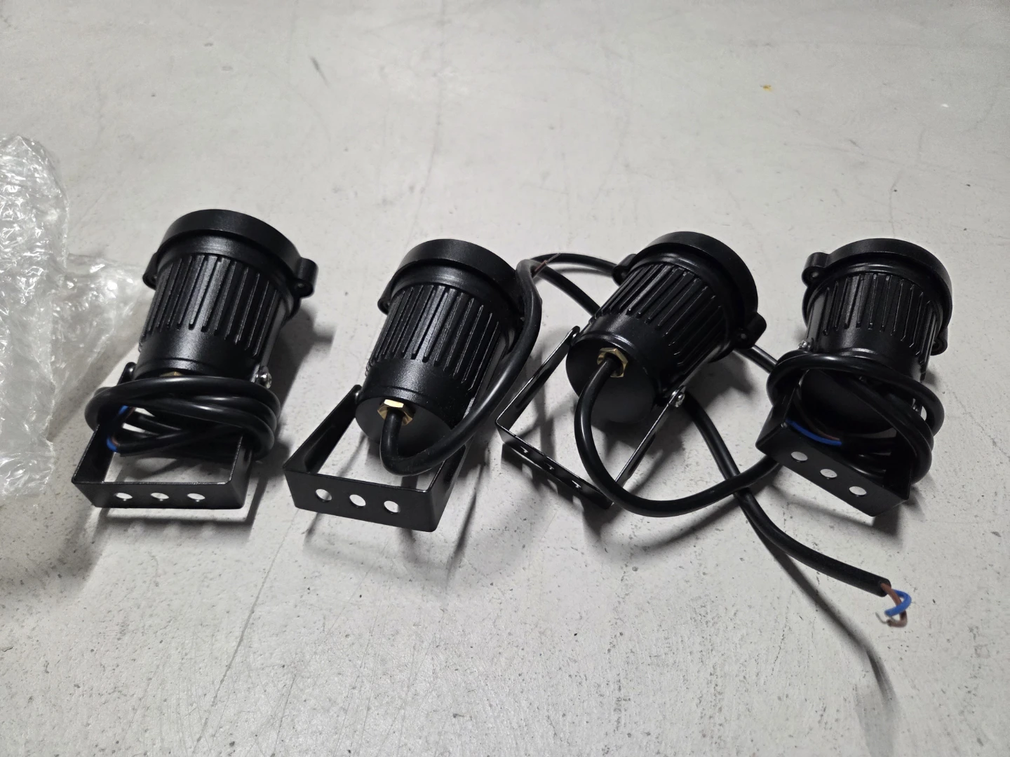Set of 4 Black LED Spotlights - photo 3