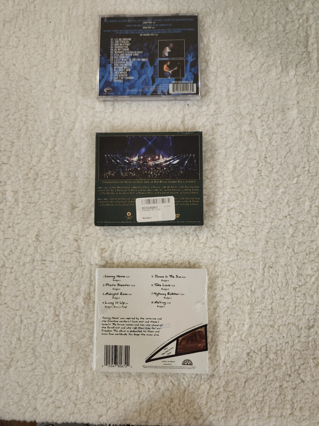 3 Paul Rodgers Music Albums