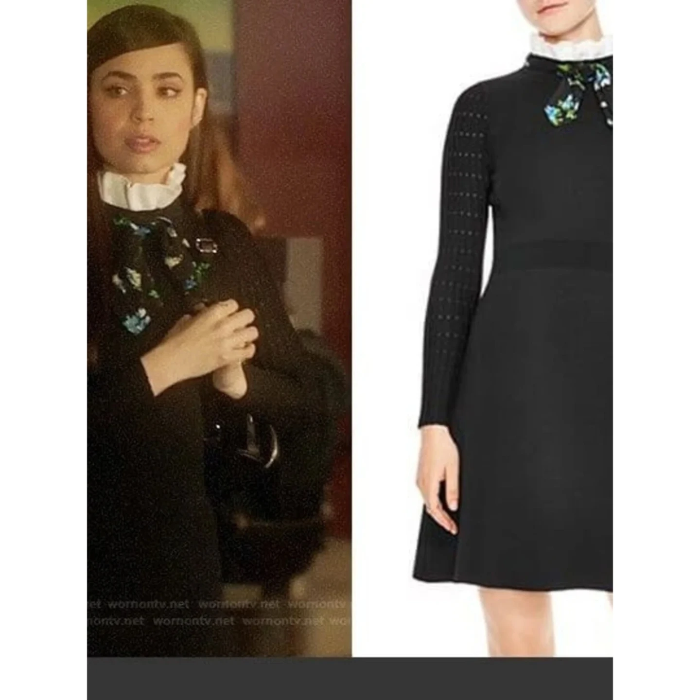 Sandro Black Knit Dress - photo 3