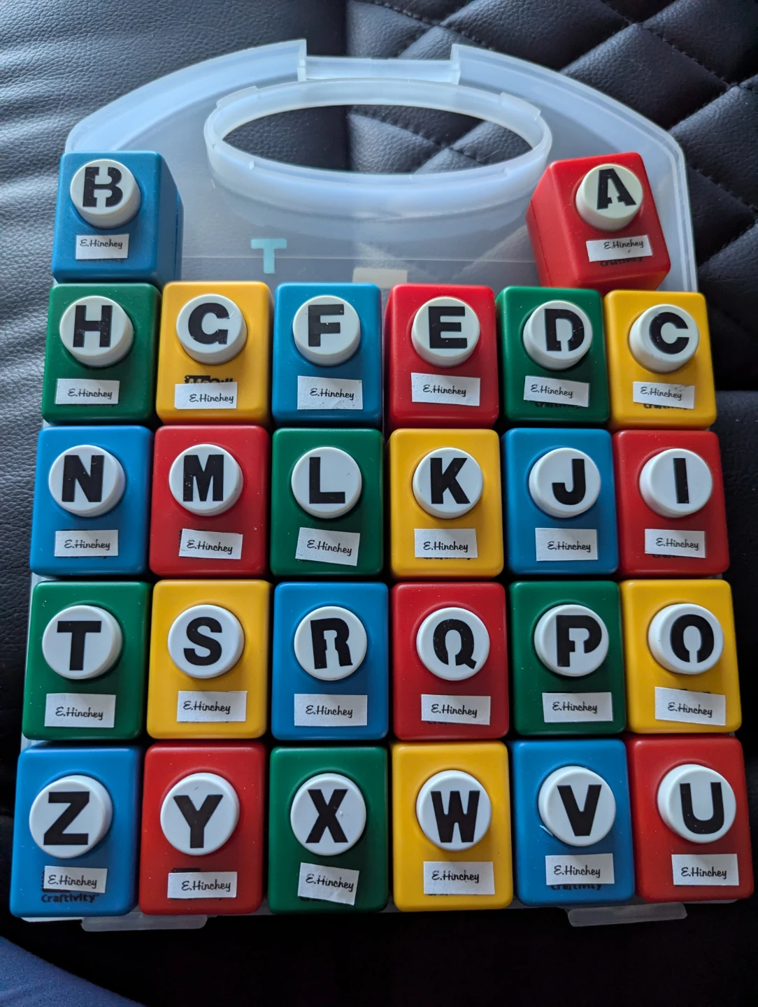 E. Hinchey Alphabet Letter Punch Set
