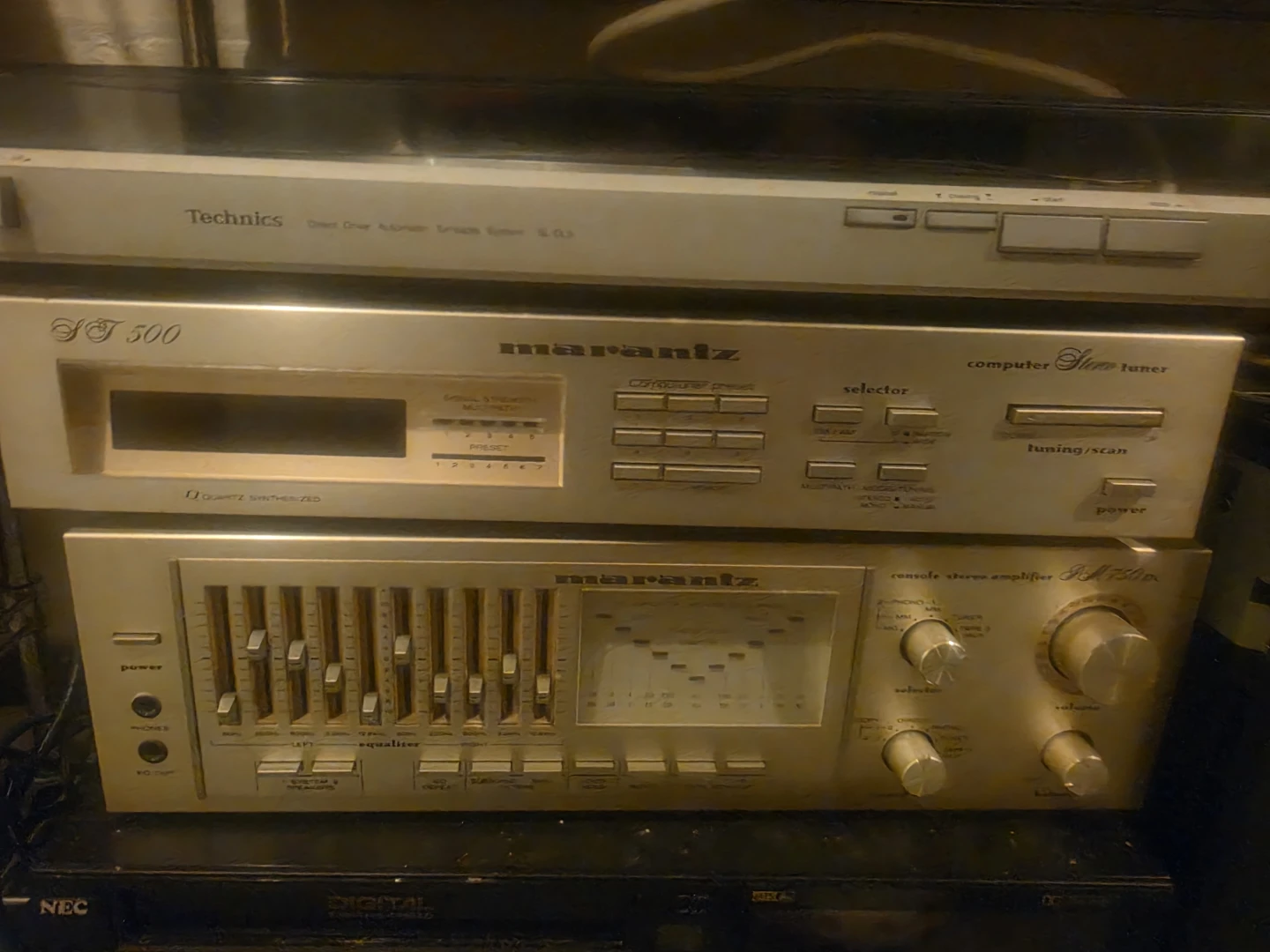 MARANTZ GOLD amp & TUNER & TECHNICS - photo 3