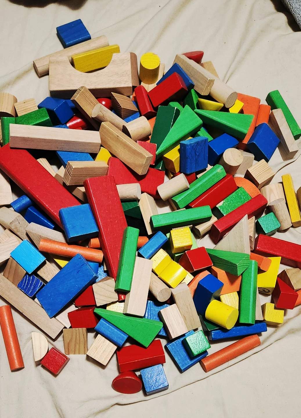 Wooden blocks Montessori toy 175 pcs