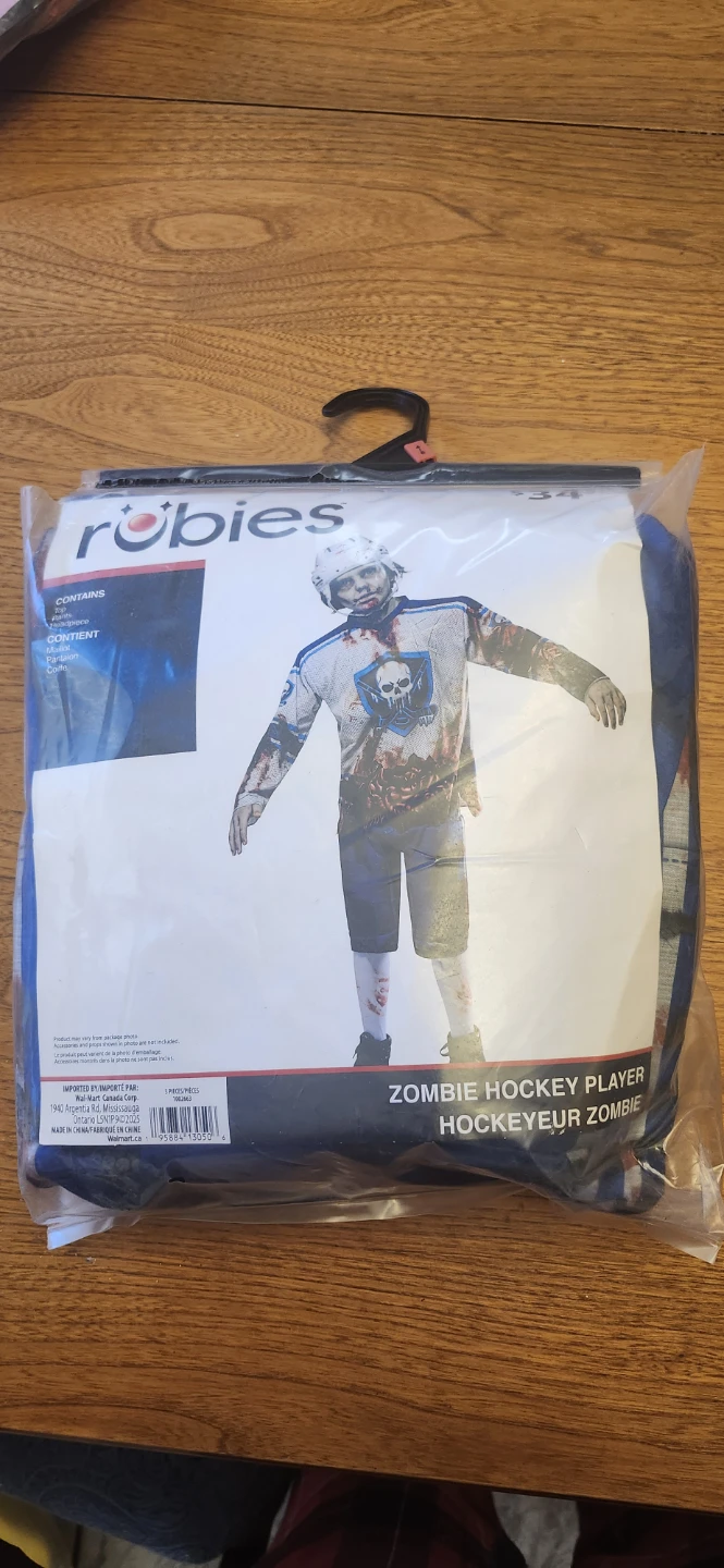 Zombie Hockey Player Costume 4-6
