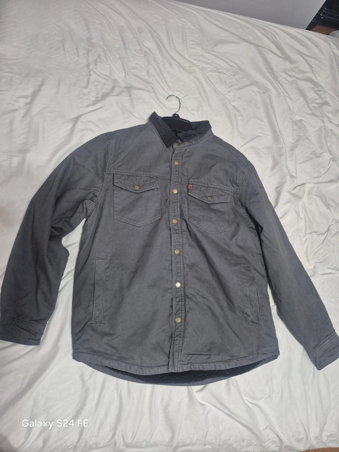 Coleman Fleece-Lined Jacket - Smokey Trout - Size Medium