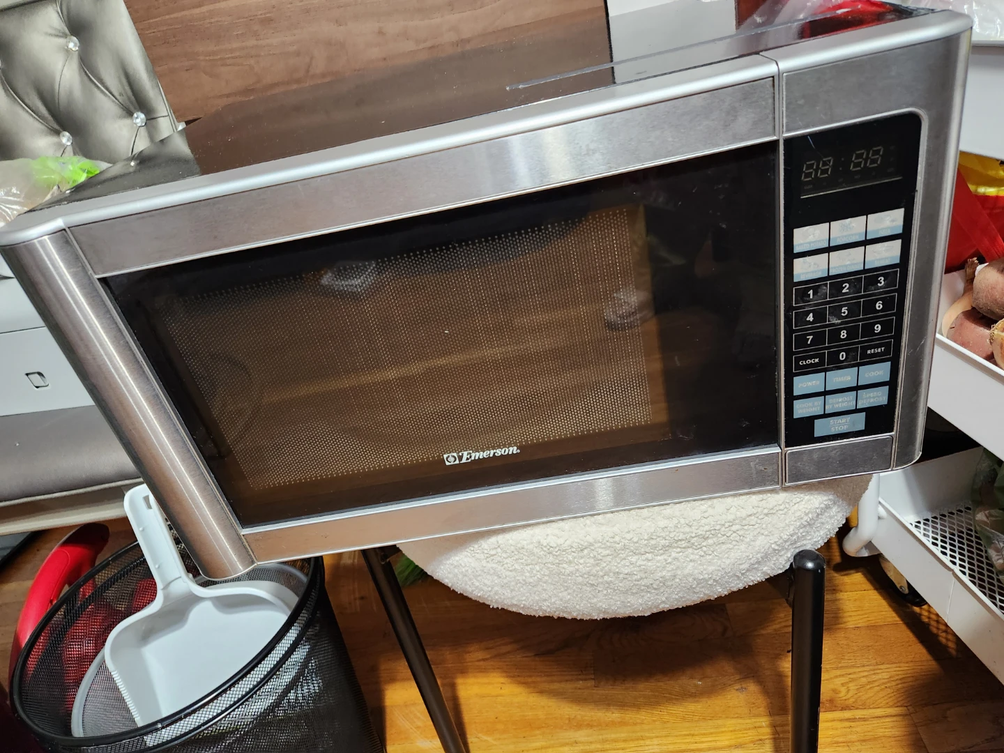 Emerson Stainless Steel Microwave