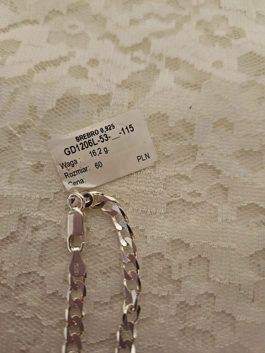 New 925  silver necklace from Poland - photo 3