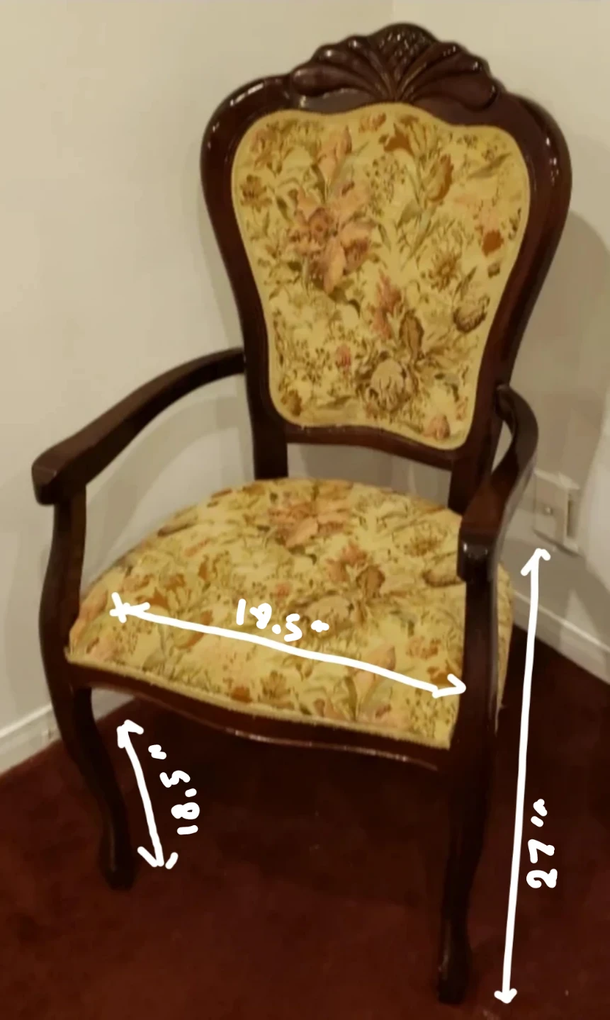 Vintage Floral Armchair - photo 2
