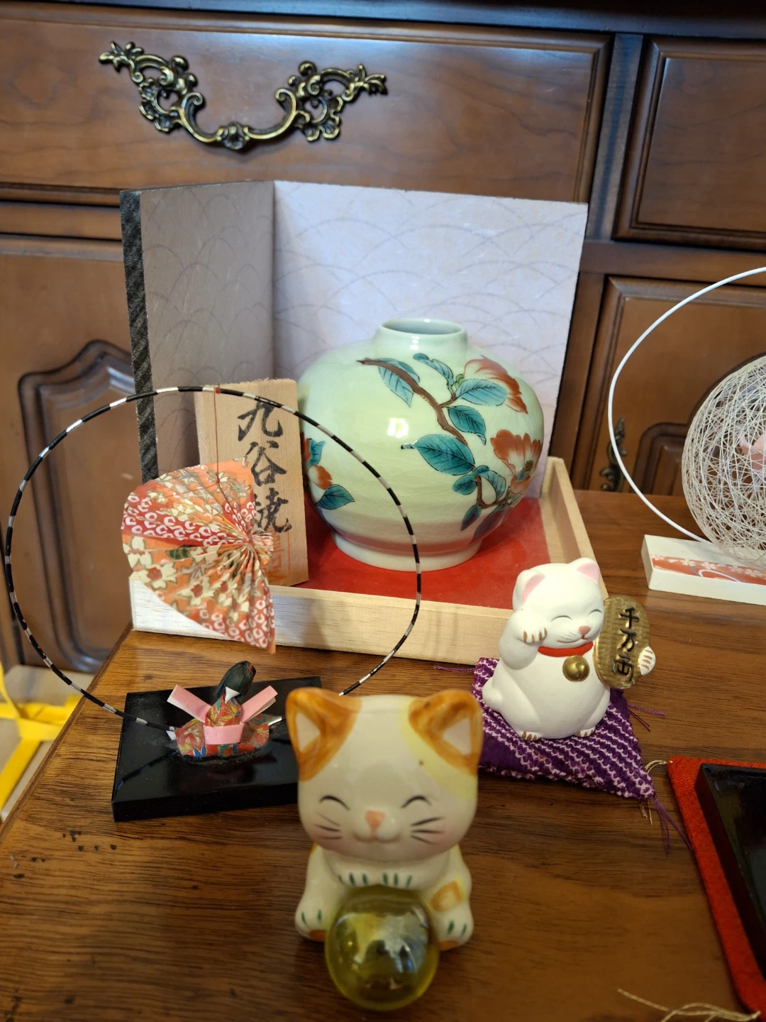 Japanese Ceramic Figurines and Decor Set - photo 2