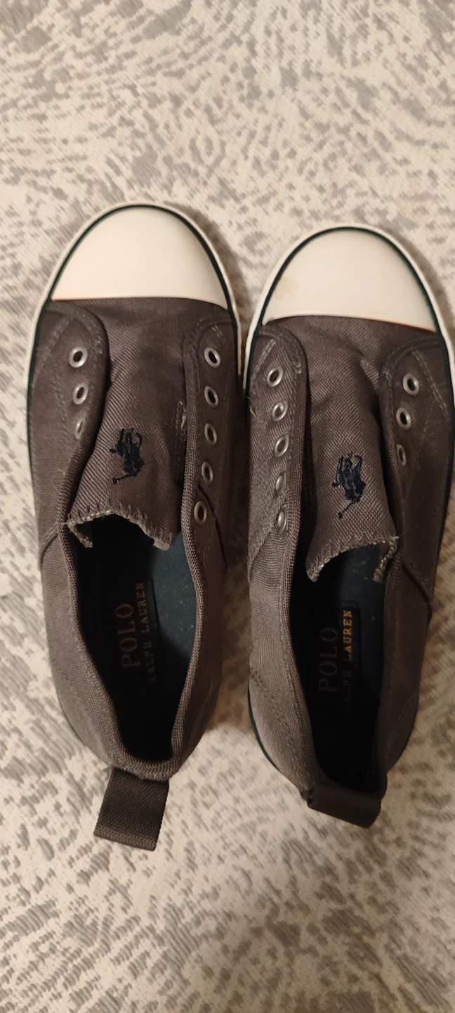 Kids Ralph Lauren Polo Slip Ons