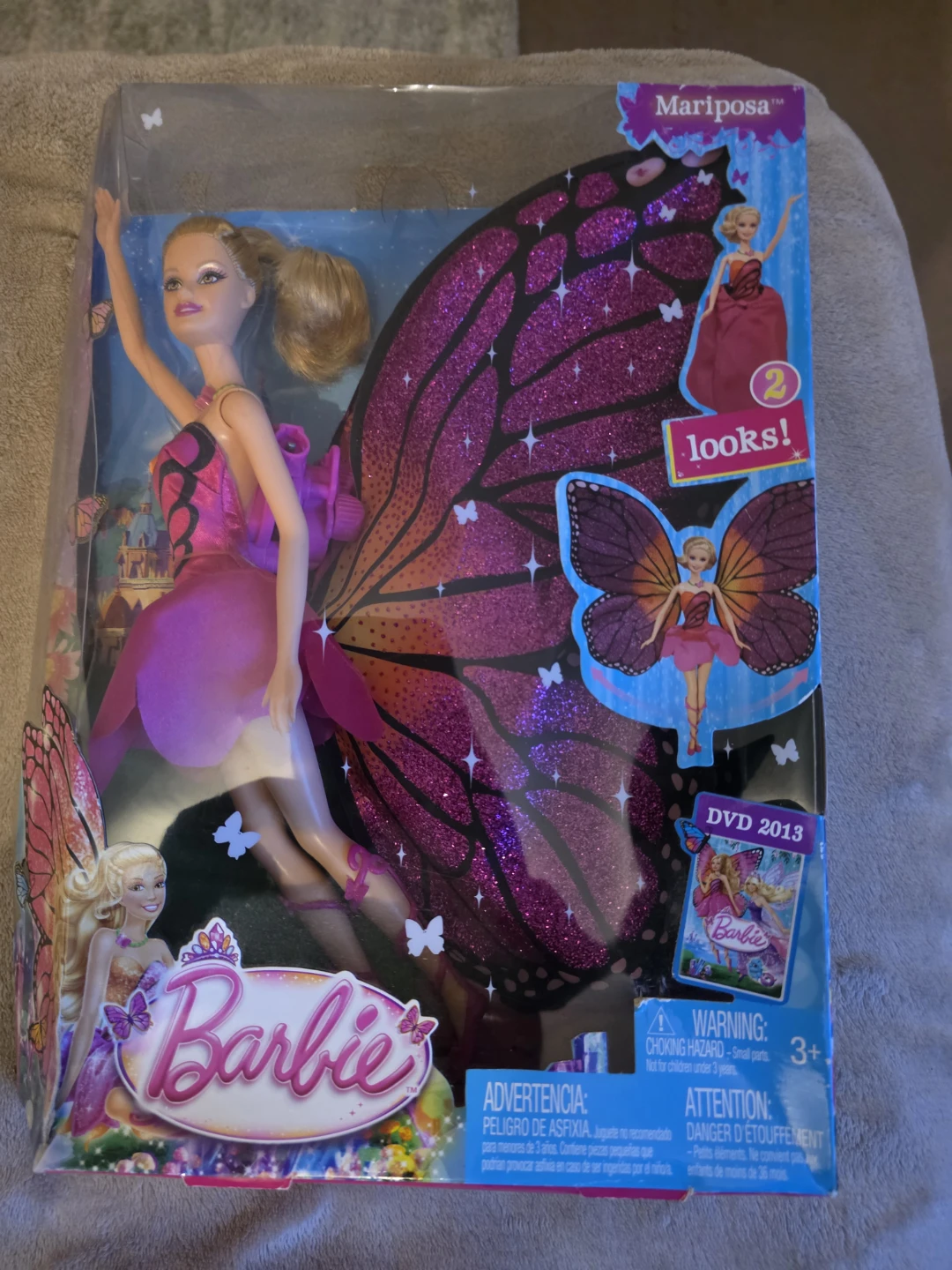 Barbie Mariposa Fairy Princess Doll, 2012 Mattel