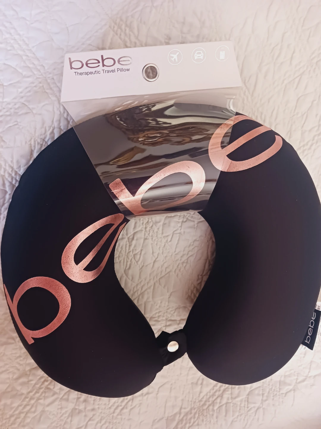 New !! NWT !! Bebe Therapeutic Travel Pillow - photo 3