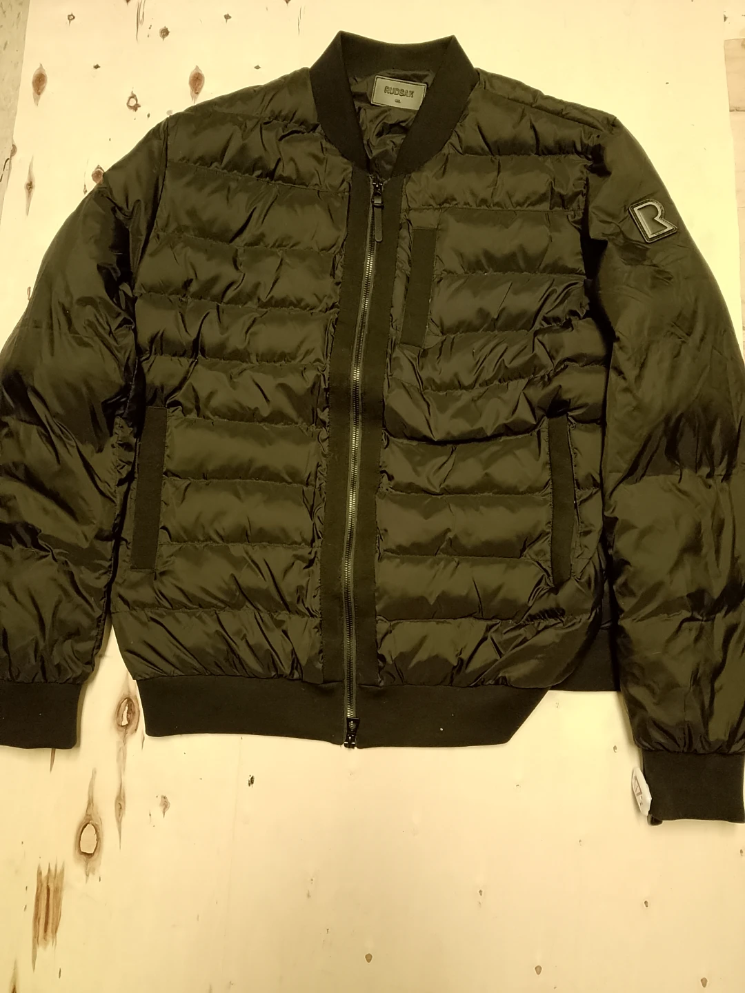 Rudsak Black Quilted Bomber Jacket