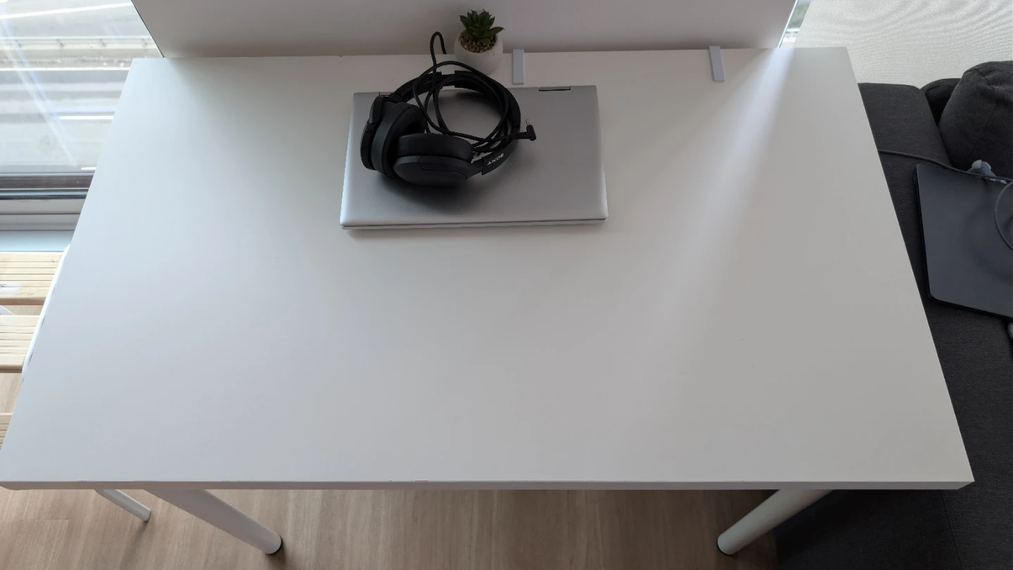 IKEA Linnmon/Adils White Desk - photo 5