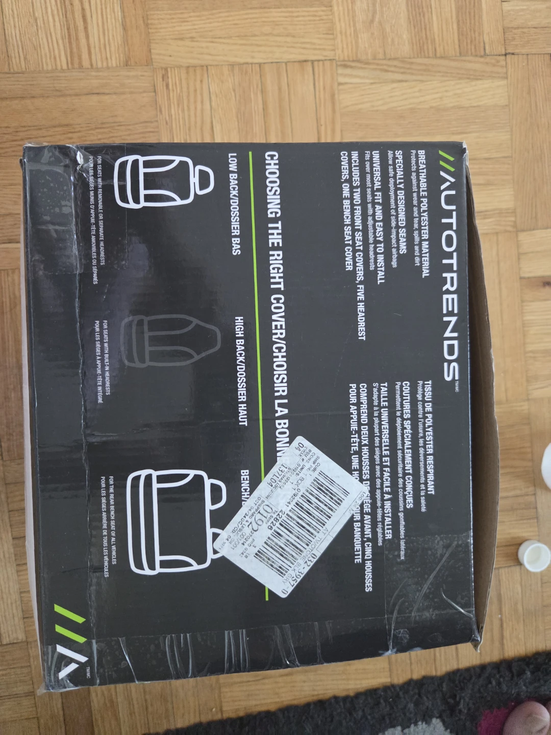 AutoTrends Two-Tone Seat Cover Kit - photo 3