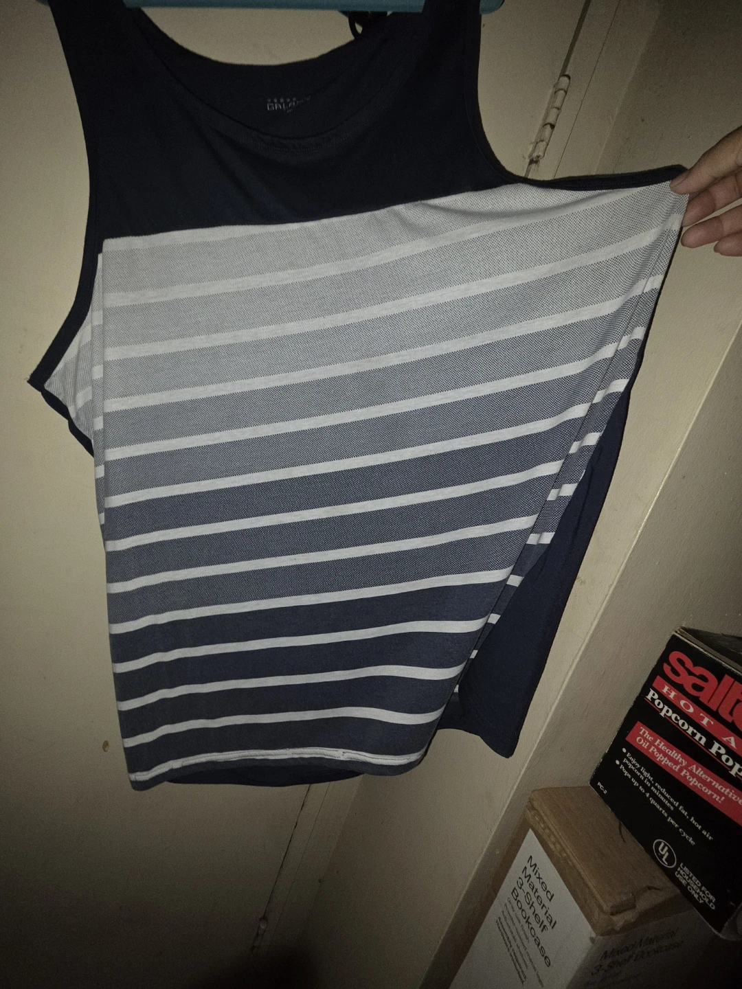 Galaxy By Harvic Nautical Striped Tank in a Men's 4XL - photo 3
