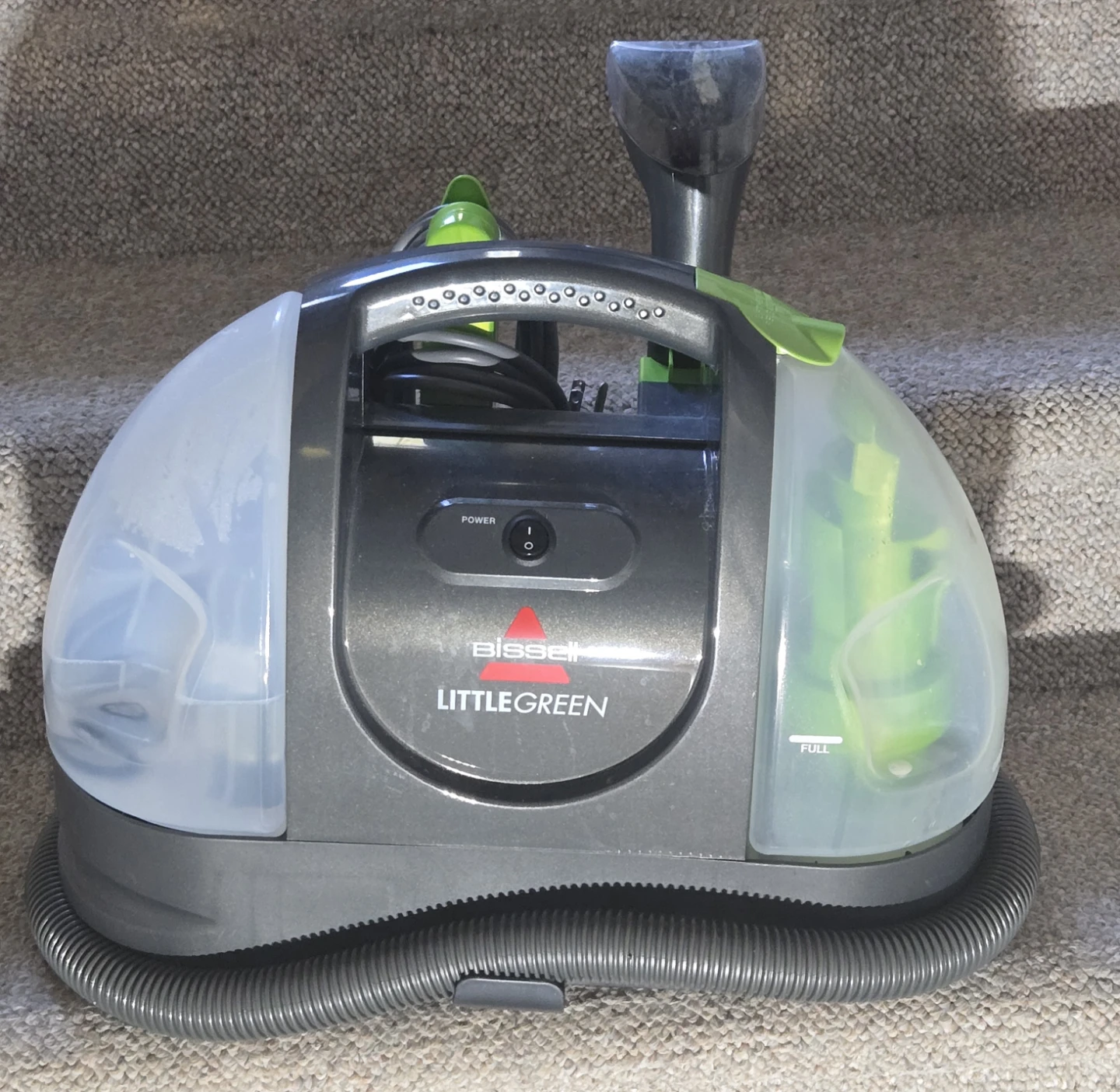 Bissell Little Green Portable Upholstery and Carpet Cleaner. - photo 4