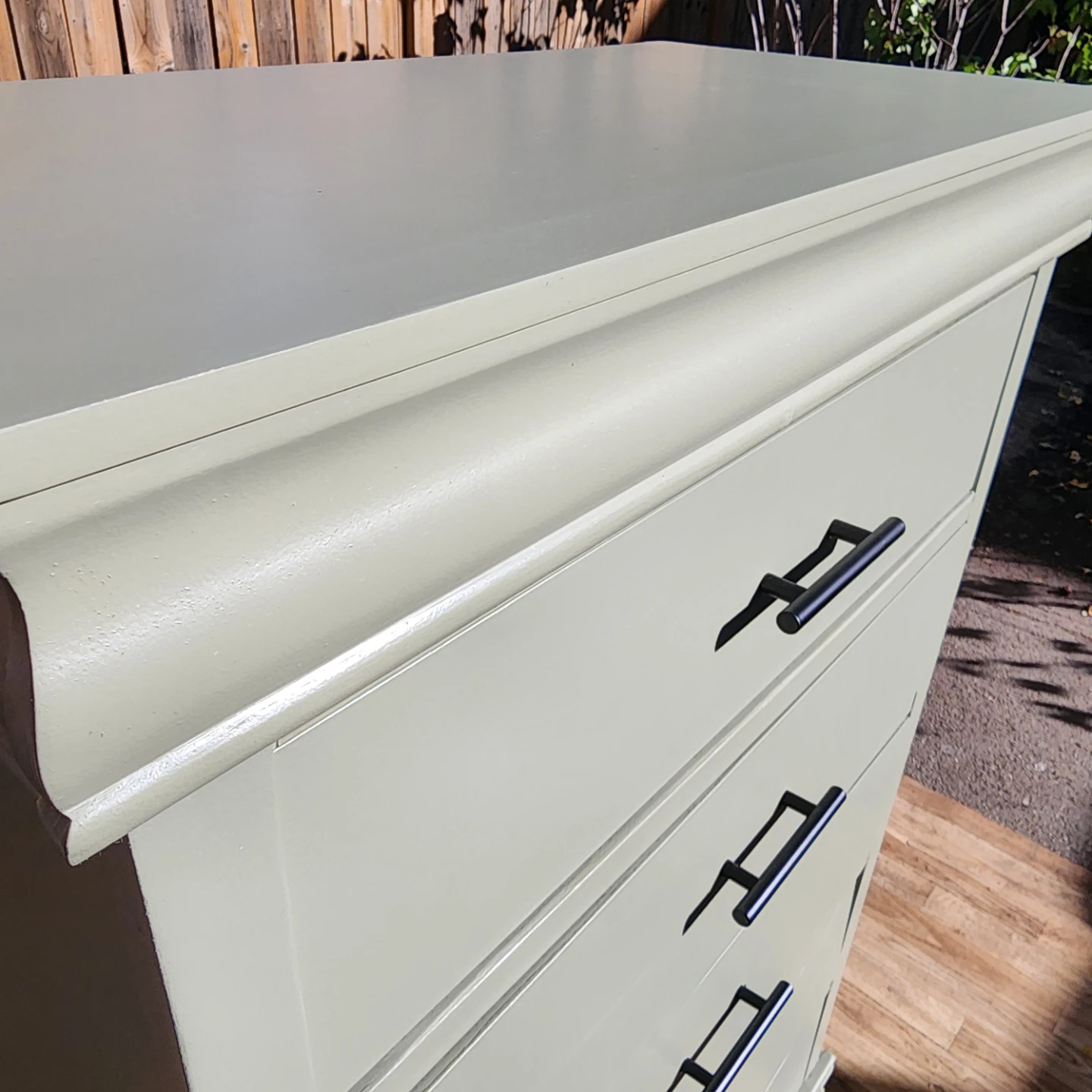 Sage Green 5-Drawer Dresser - photo 5