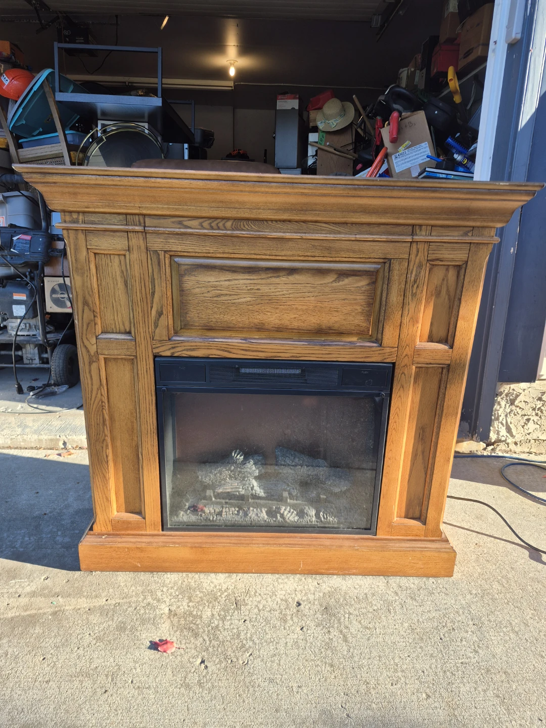 Electric Fireplace Mantel