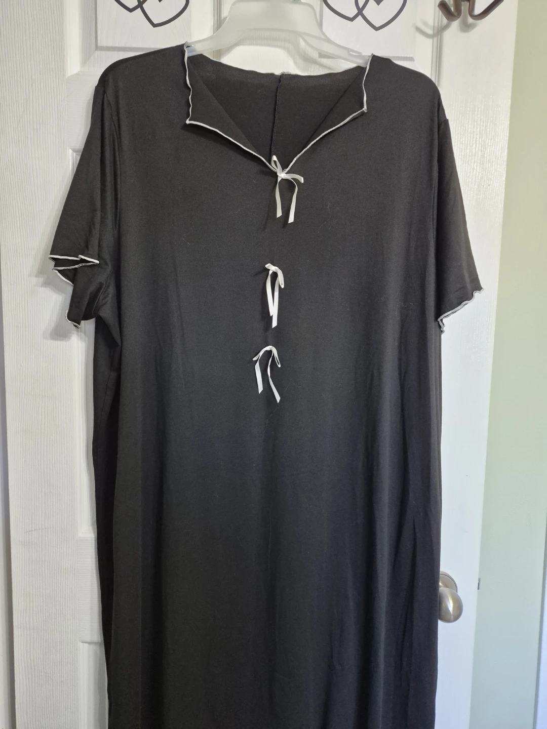 Ladies Size XL Black Night Gown - photo 2