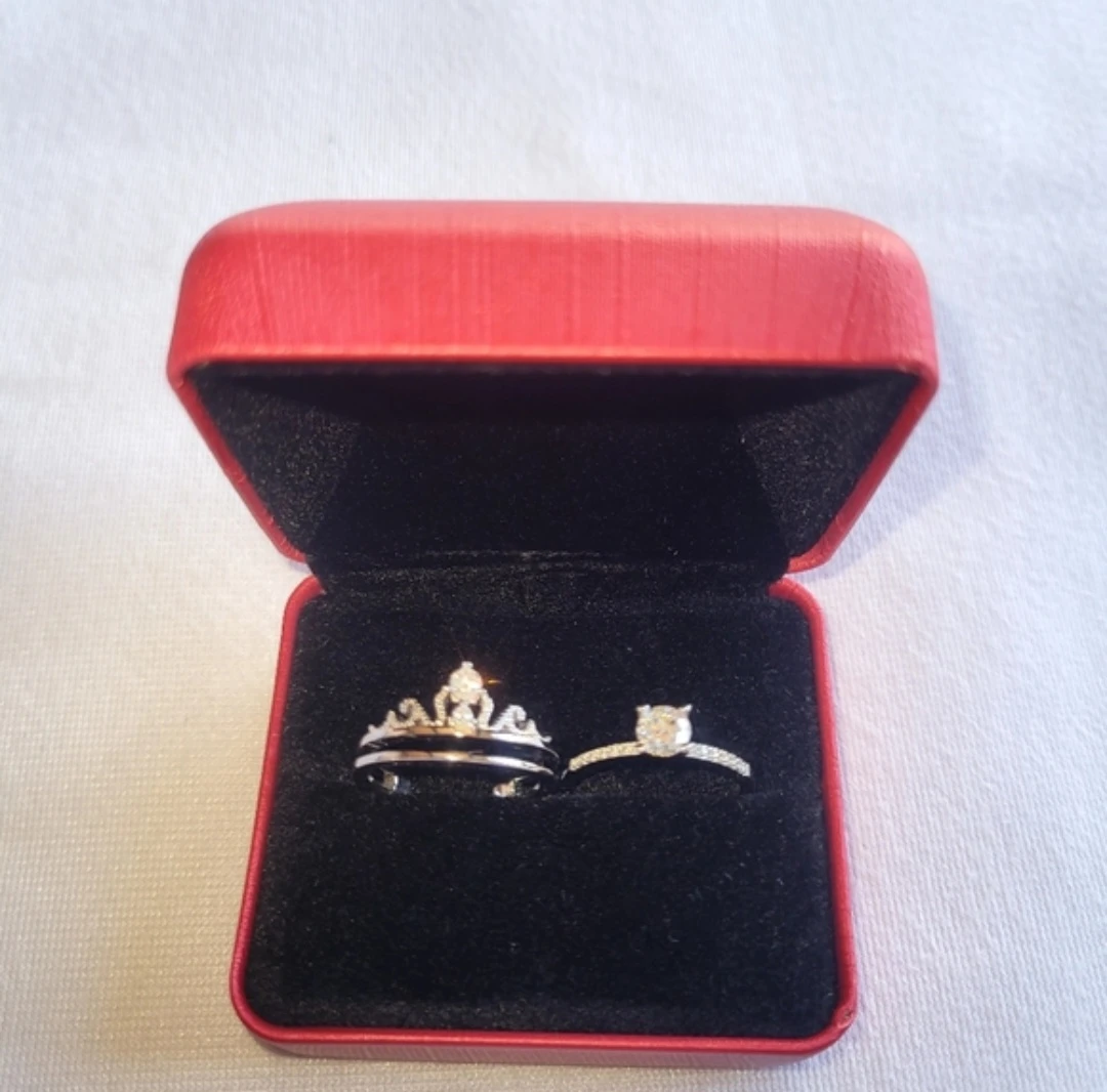 Crown Design Ring Set - photo 2