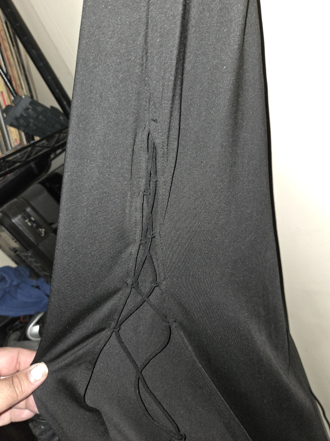 Long Pique-Chest Dress W/ L. & R. Thigh Lace-Up in a Ladies L - photo 4