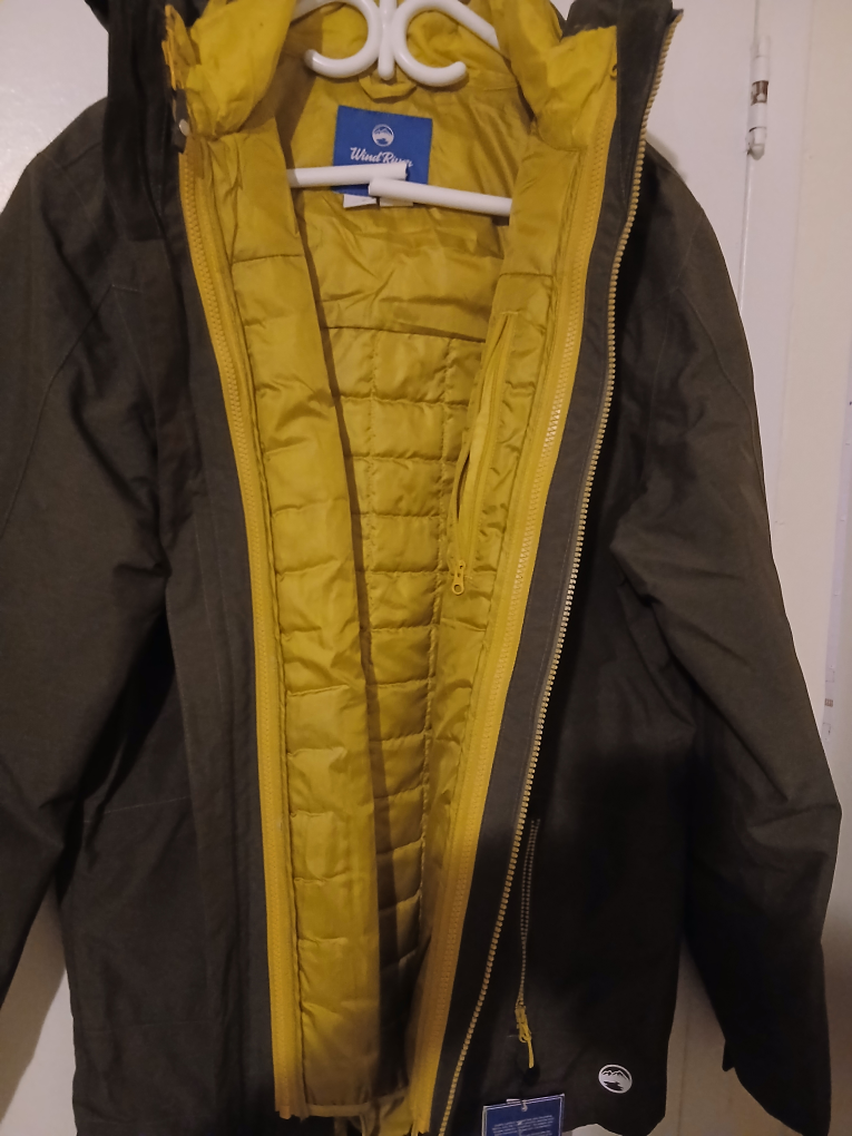 WindRiver 3-in-1 Jacket, Olive, Size Medium - photo 5