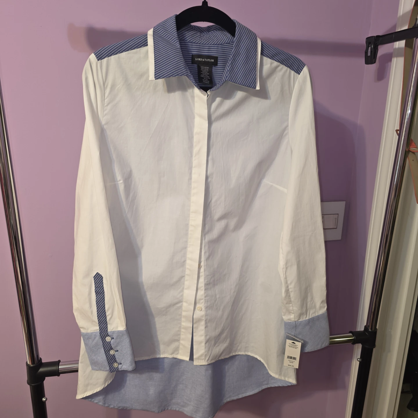 Lord & Taylor Button-Down Shirt M