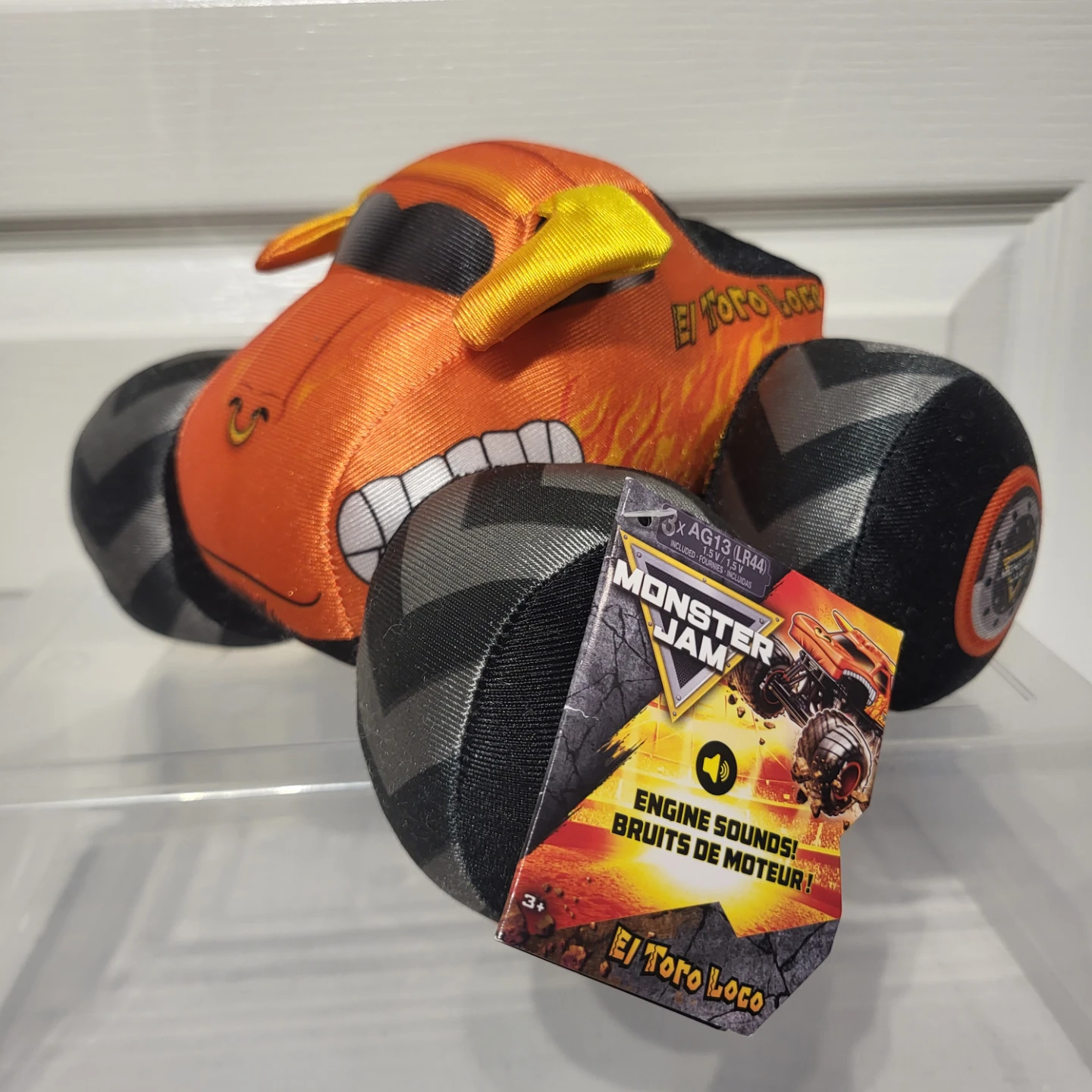 Monster Jam Plush Toys JCB, El Toro Loco and Sparkle Smash - photo 2
