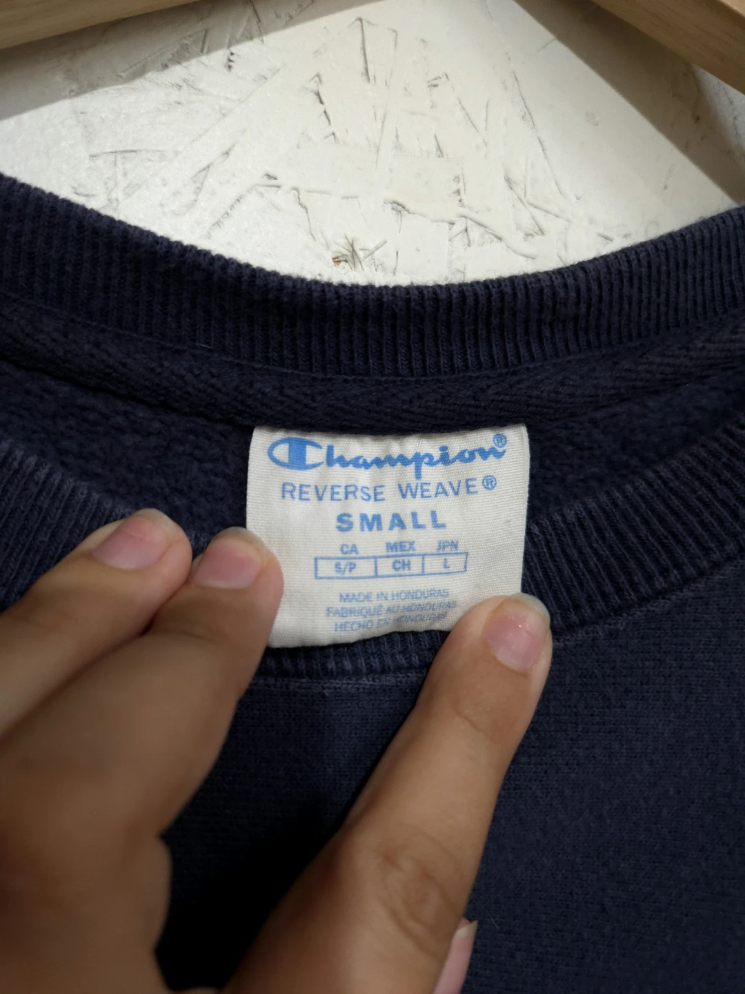 Champion navy blue Sweatshirt - Small - photo 3