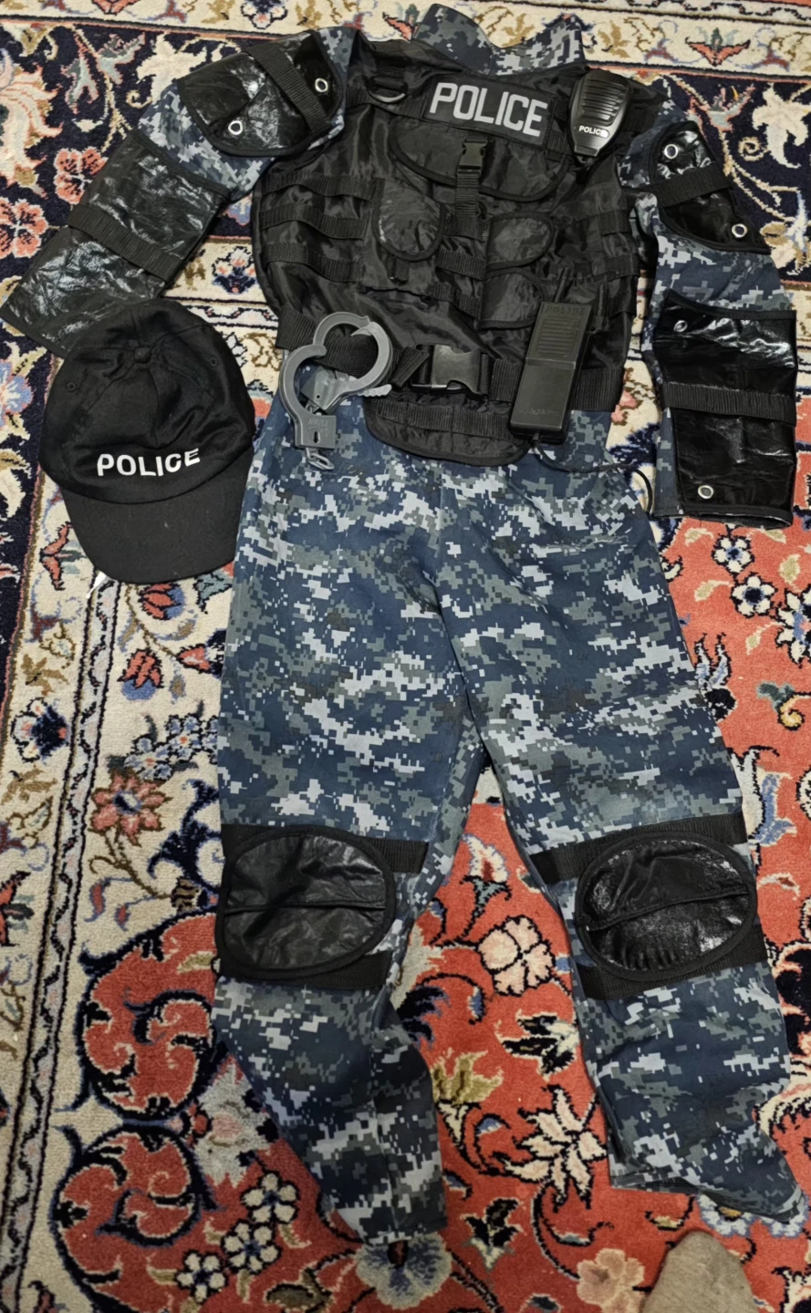 Kids Police Dress-Up Costume Set