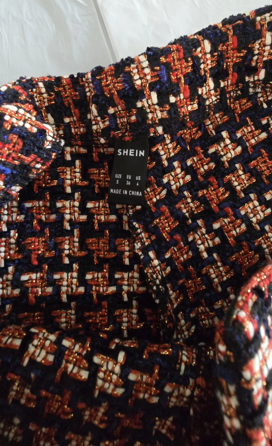 Shein Tweed Shorts Size S - photo 3