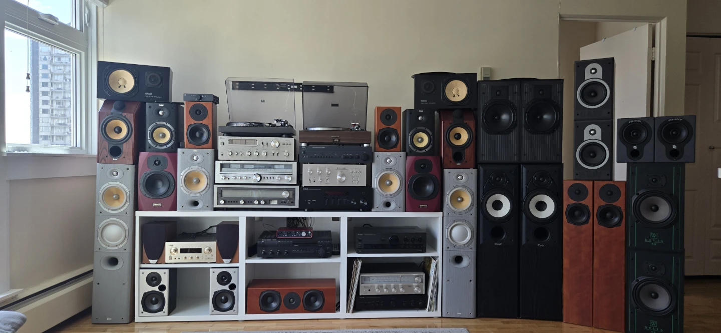 Big Collection Of Stereo Equipment