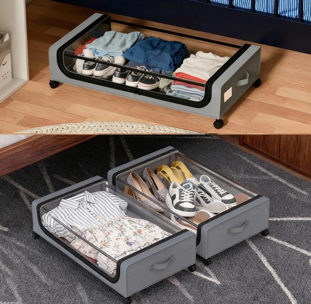 Under-Bed Rolling Storage Container