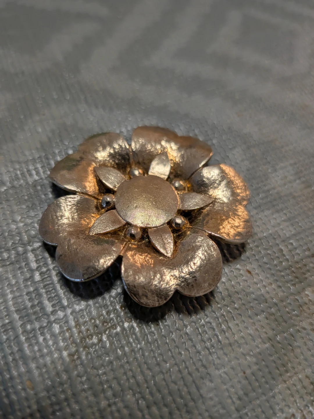 Vintage Lotus Flower Pendant