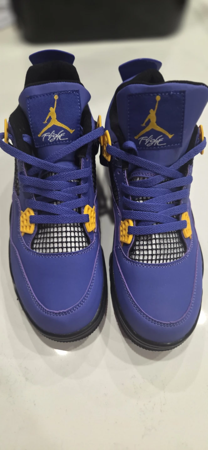 Nike Air Jordan 4 style Retro Lakers - photo 5