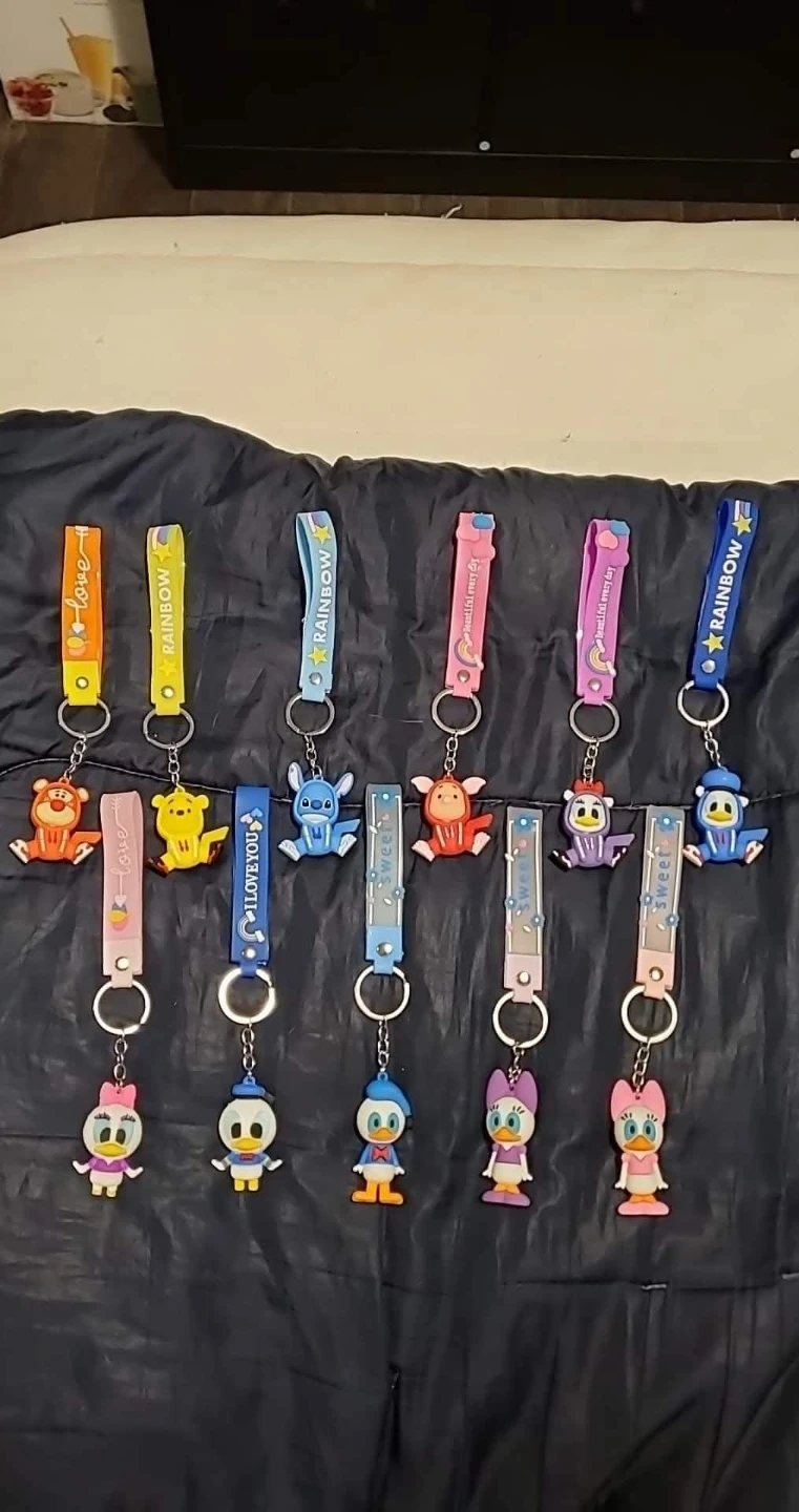 Assorted Silicone Character Keychains - photo 2
