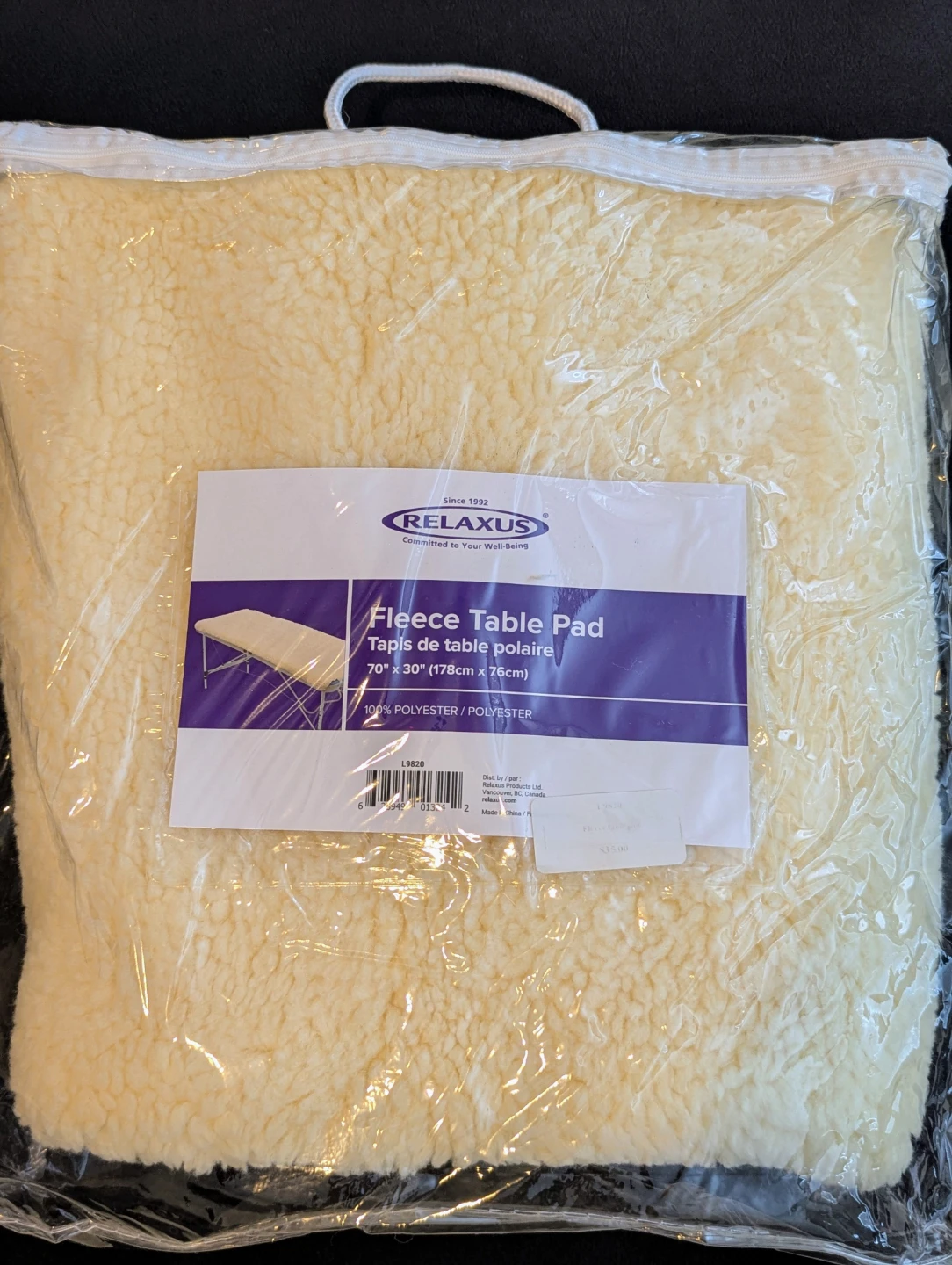 Massage Table Fleece Table Pad