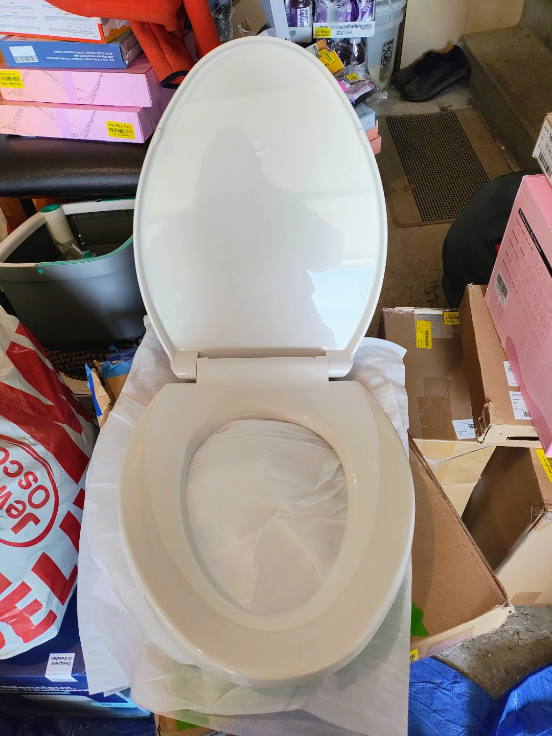 ROSYNEY Elongated Toilet Seat – White
