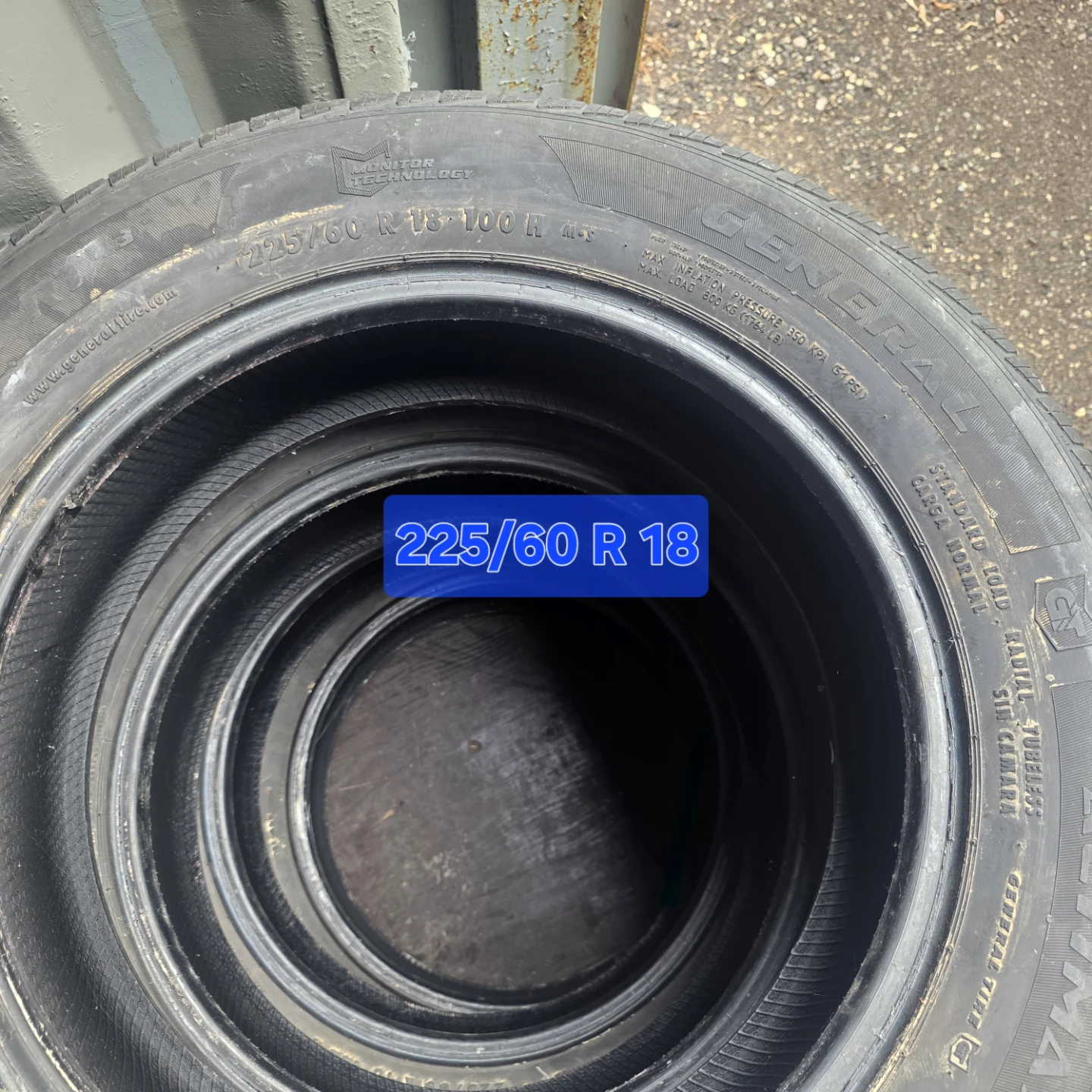 Selling : General Tire 225/60 R18 Tires - photo 2