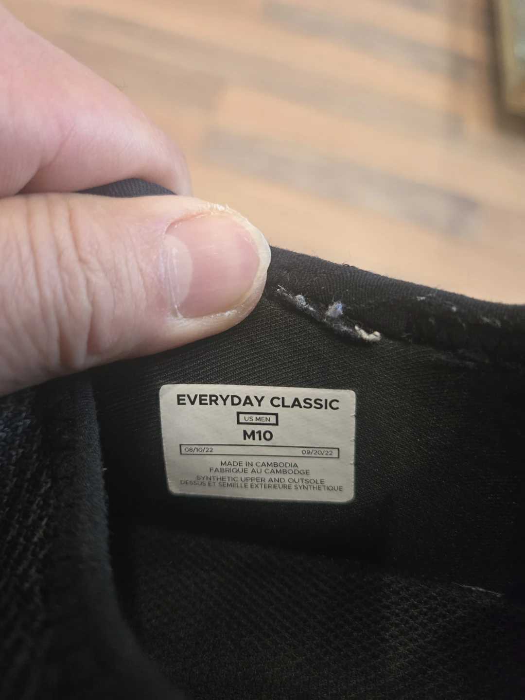 Vessi Everyday Classic Shoes Black Men's Size 10 - photo 2