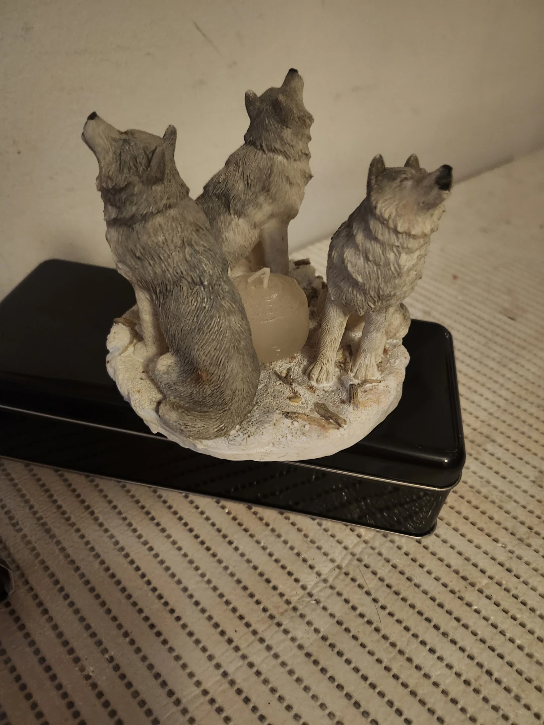 Wolf Trio Candle Holder - photo 2