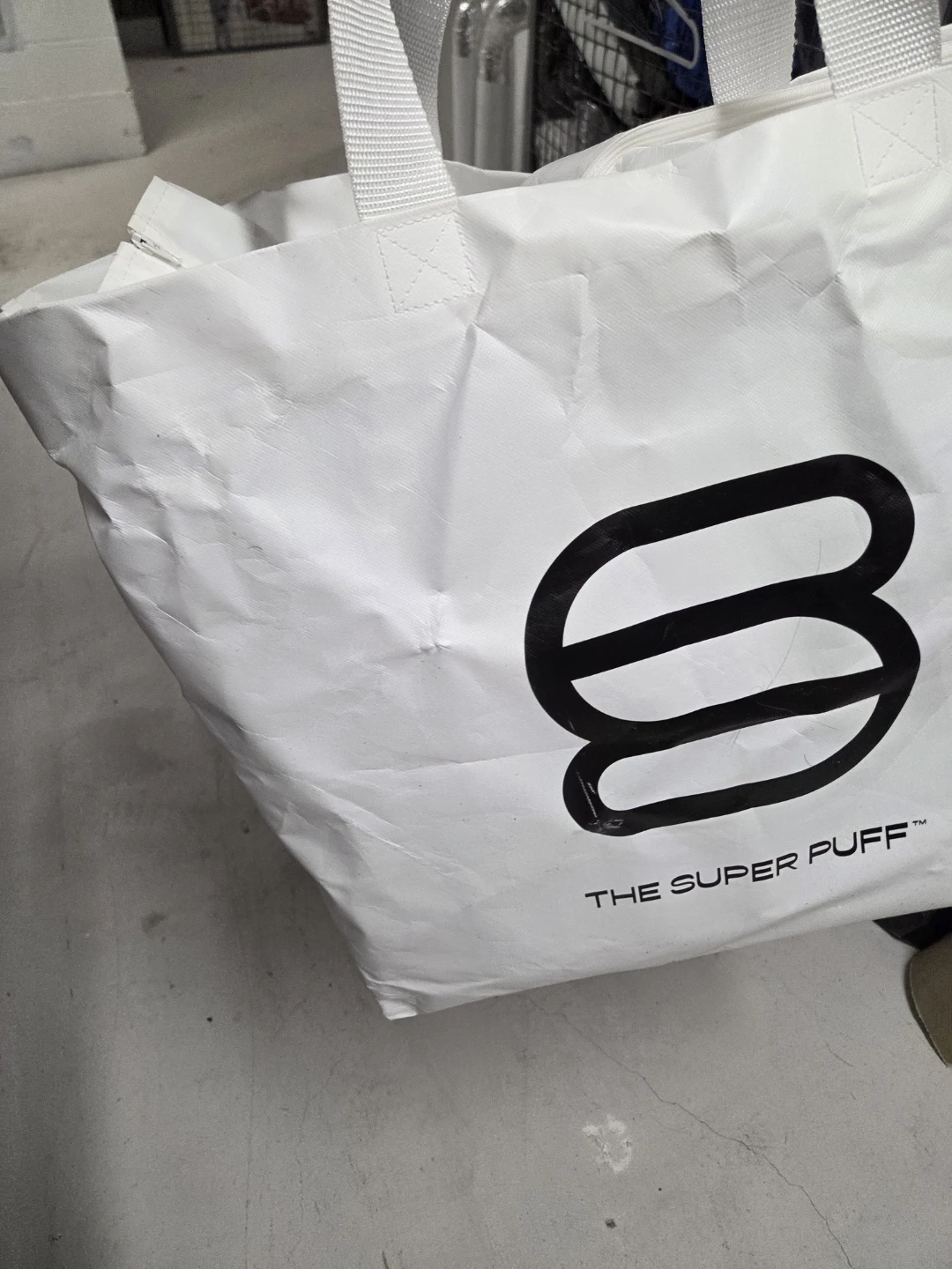 Aritzia The Super Puff White Storage Tote - photo 3