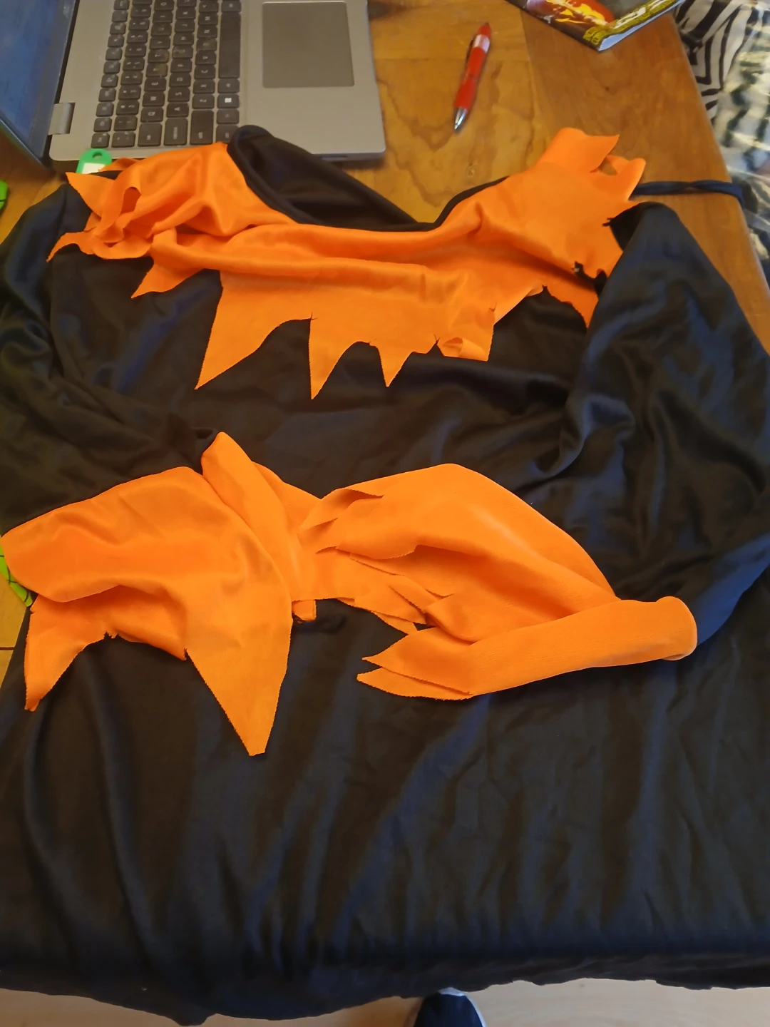 Halloween Costume Capes - Spider and orange/ black - photo 2